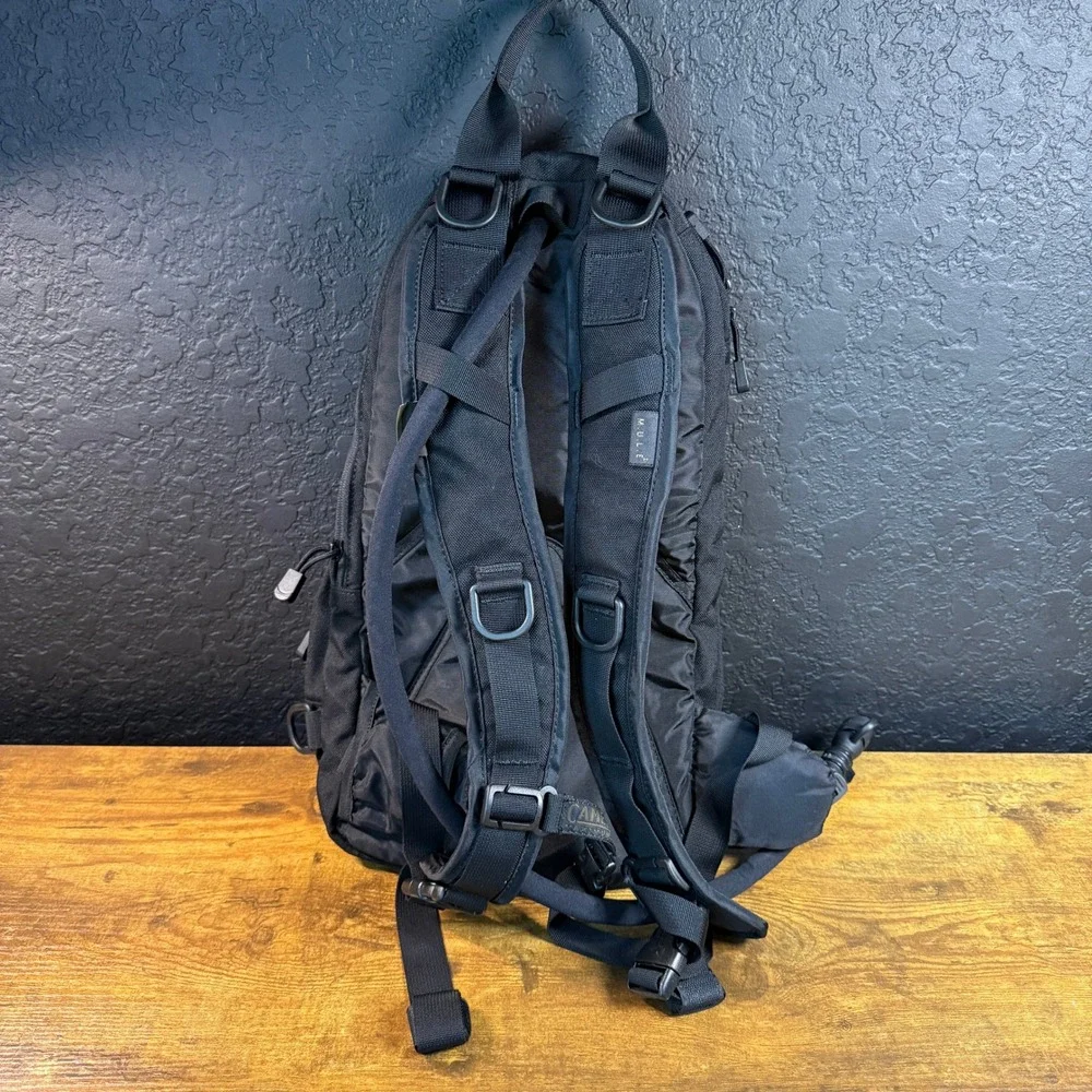 CamelBak Maximum Gear M.U.L.E. Black Nylon Tactical Hydration Backpack Unisex OS